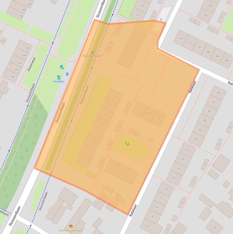 Kaart van postcodegebied 7322GL.
