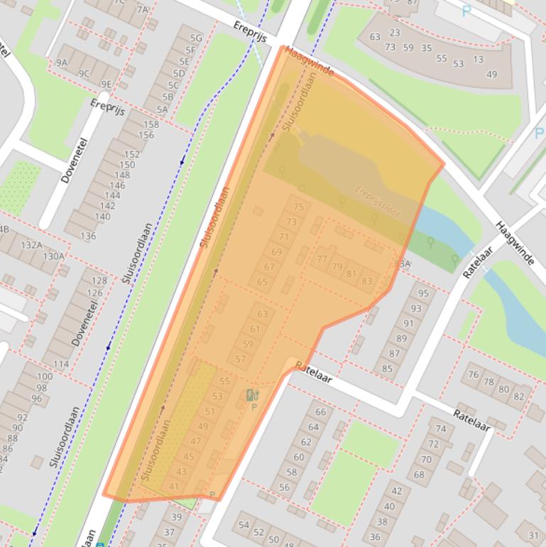 Kaart van postcodegebied 7322GM.