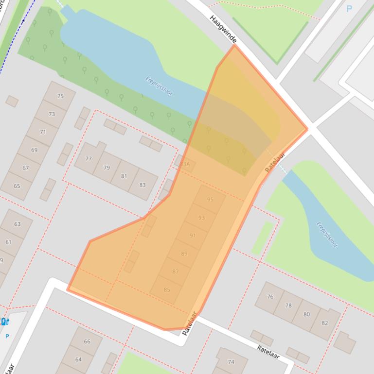 Kaart van postcodegebied 7322GN.