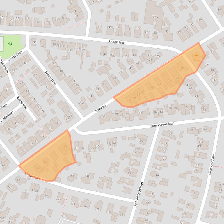 Kaart van postcodegebied 7322HR.