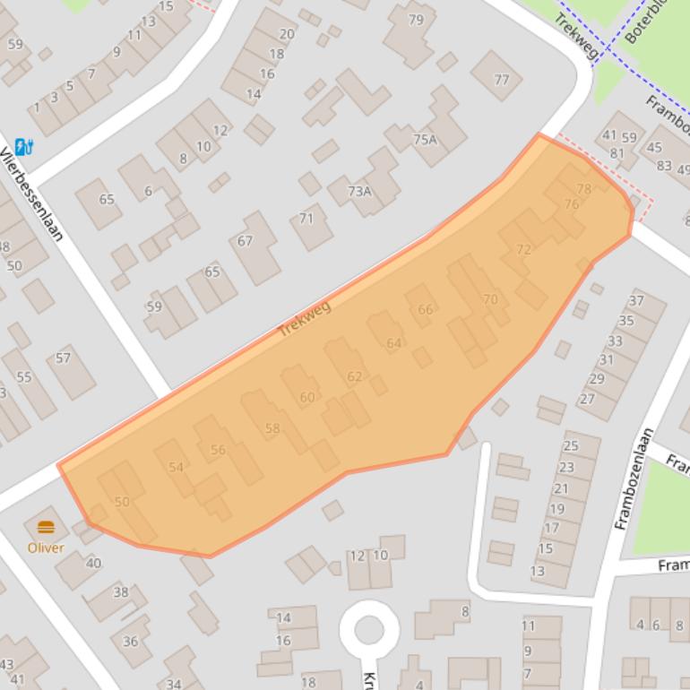 Kaart van postcodegebied 7322HS.