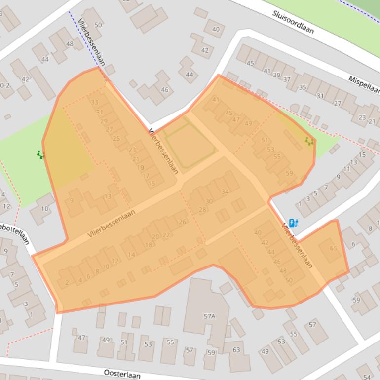 Kaart van postcodegebied 7322HZ.