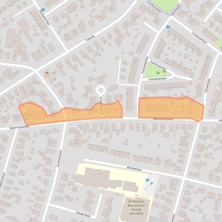 Kaart van postcodegebied 7322JG.