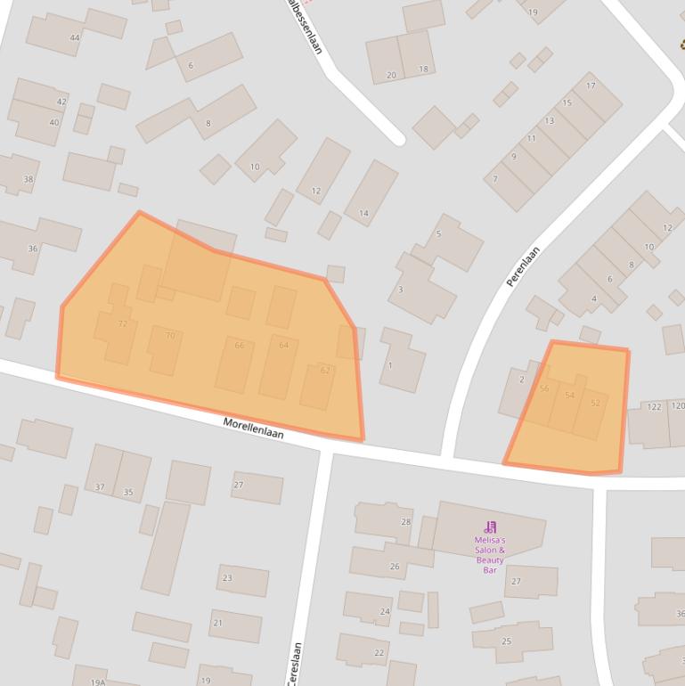 Kaart van postcodegebied 7322JV.