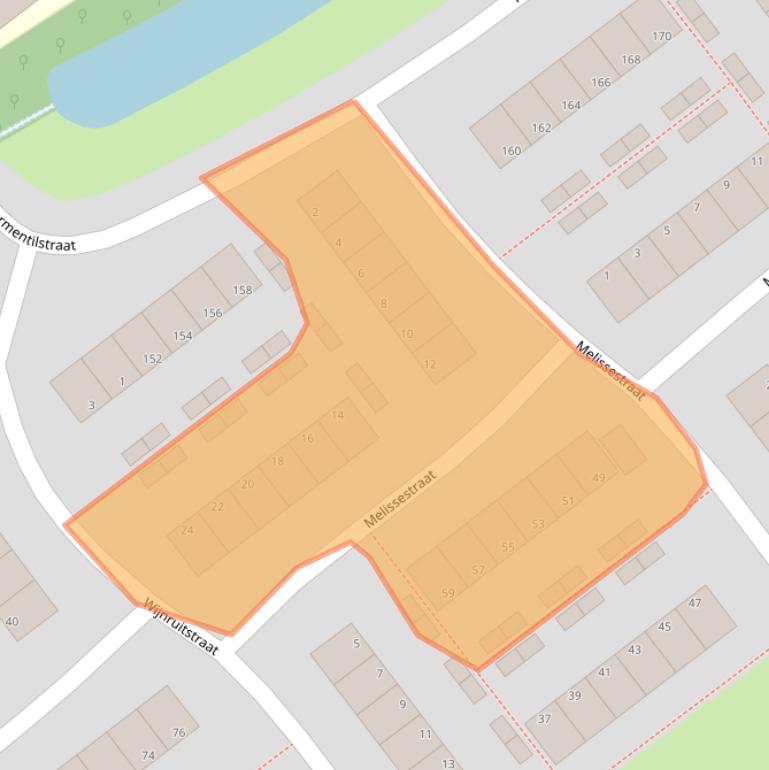 Kaart van postcodegebied 7322KG.