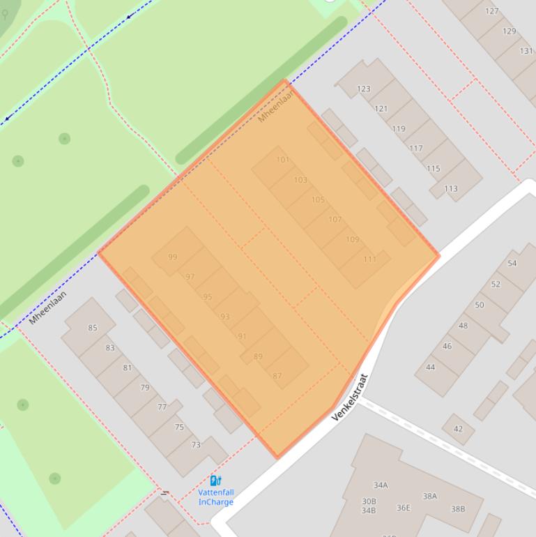 Kaart van postcodegebied 7322KV.
