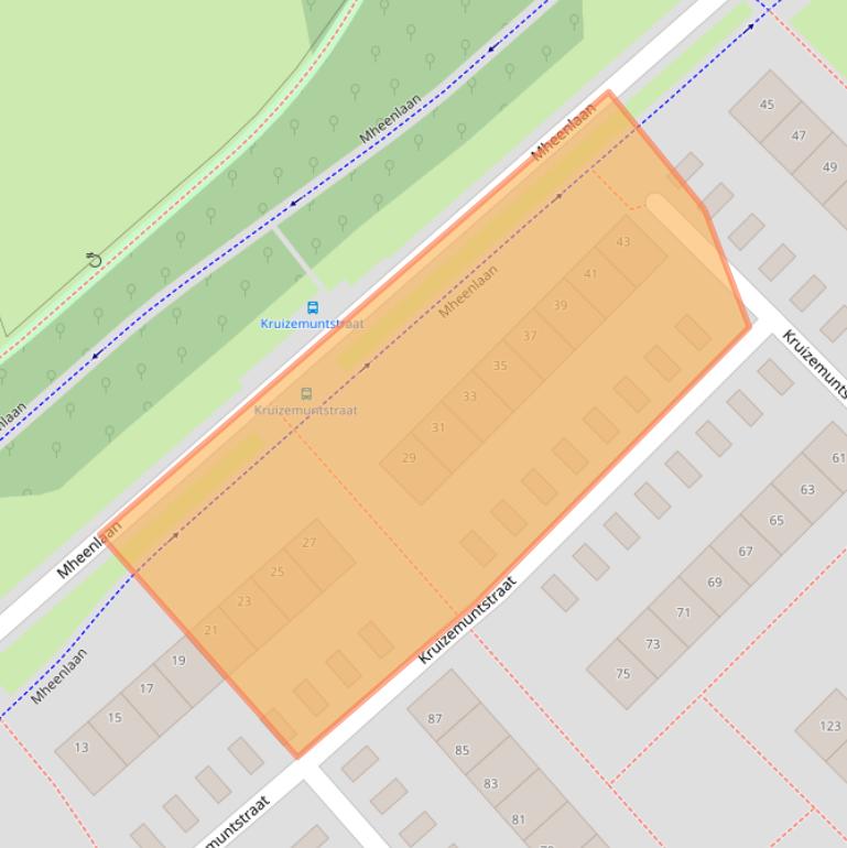 Kaart van postcodegebied 7322LB.