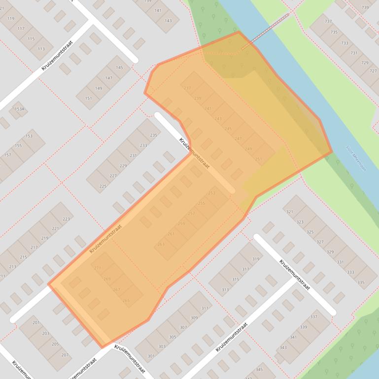 Kaart van postcodegebied 7322LL.