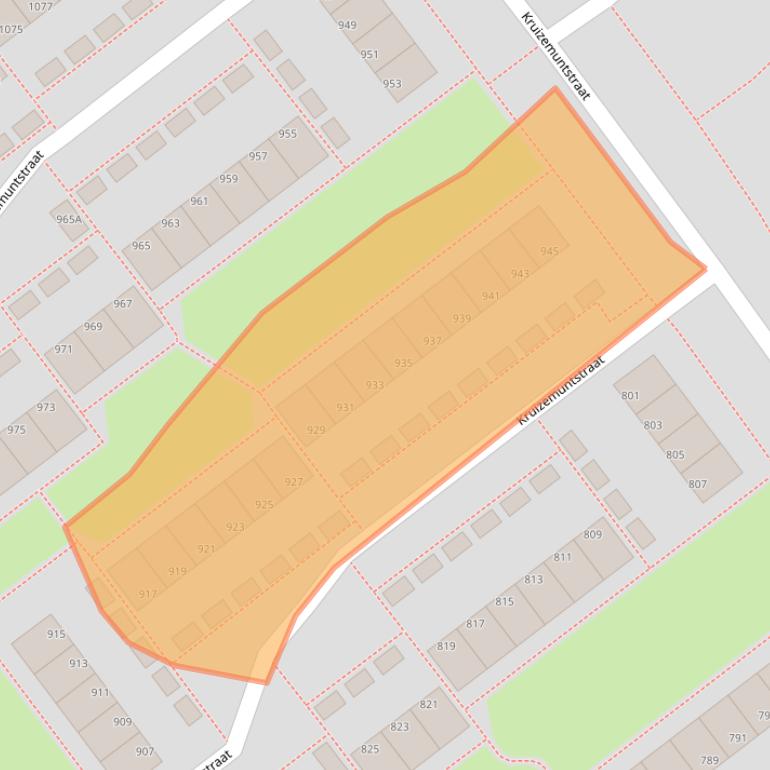 Kaart van postcodegebied 7322MN.
