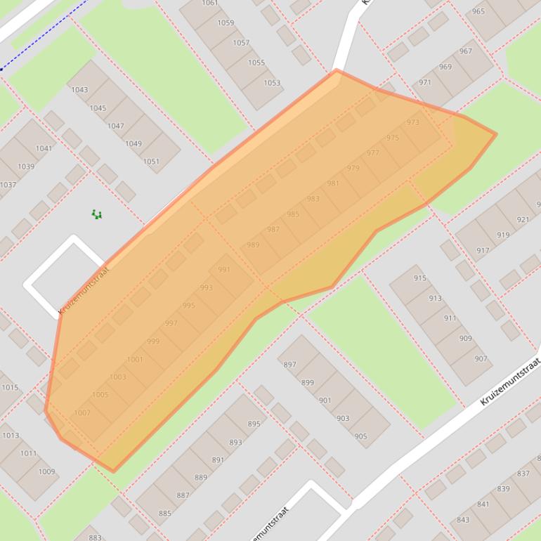 Kaart van postcodegebied 7322MR.
