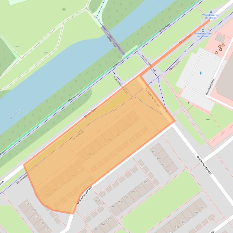 Kaart van postcodegebied 7322MV.