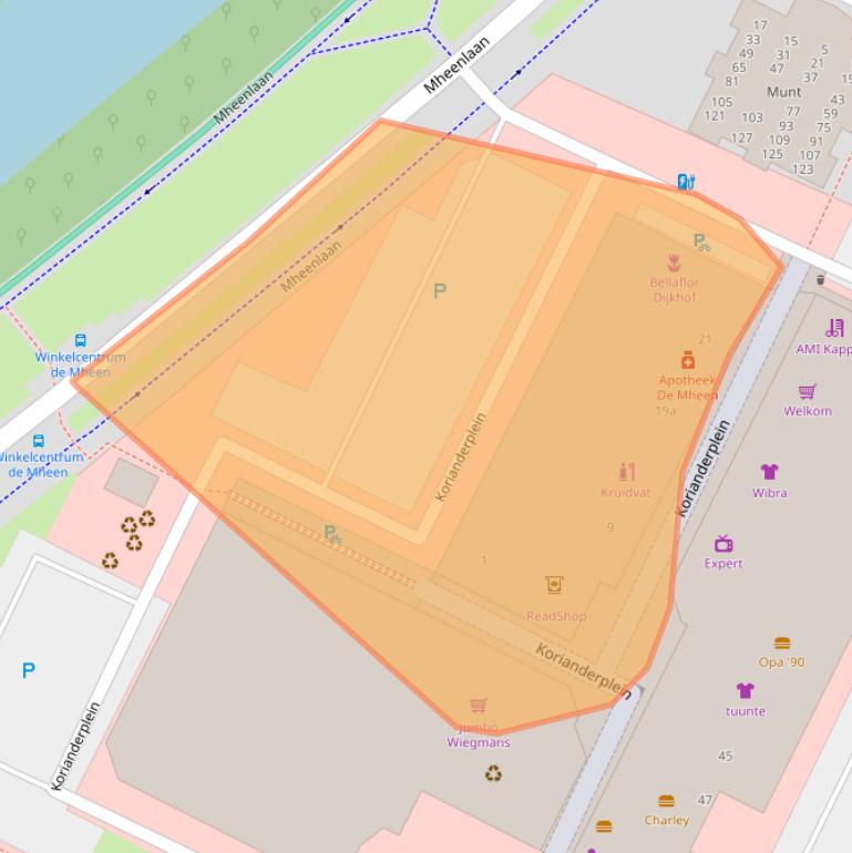 Kaart van postcodegebied 7322NA.