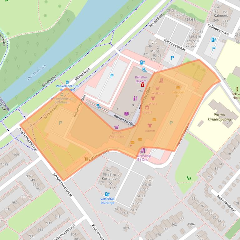 Kaart van postcodegebied 7322NB.