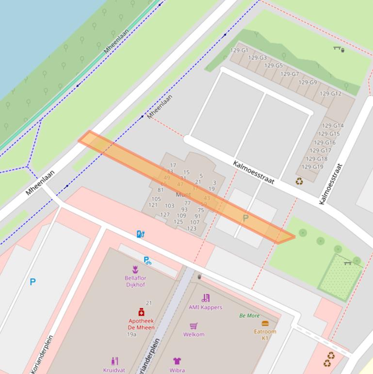 Kaart van postcodegebied 7322NJ.