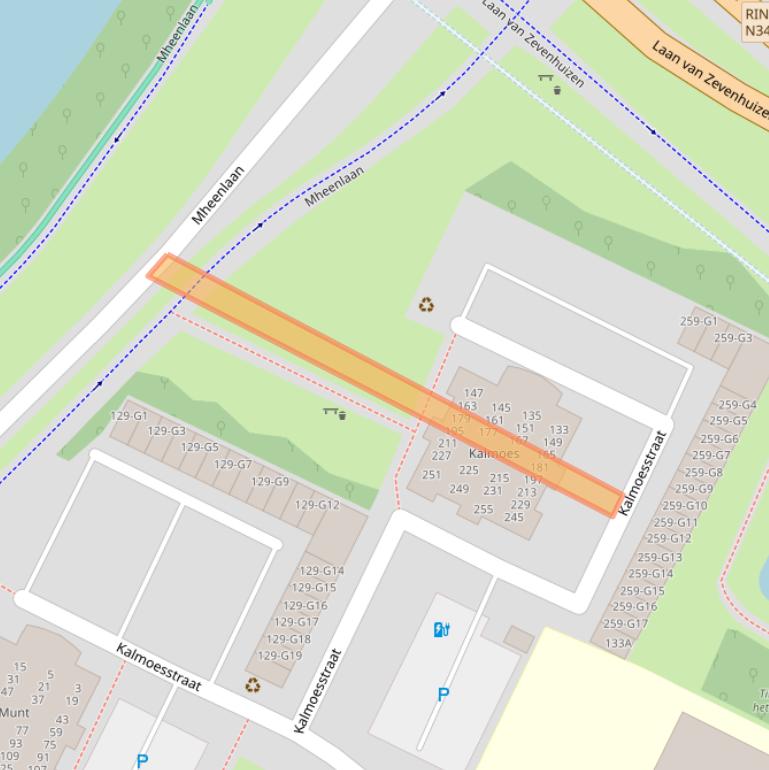 Kaart van postcodegebied 7322NN.