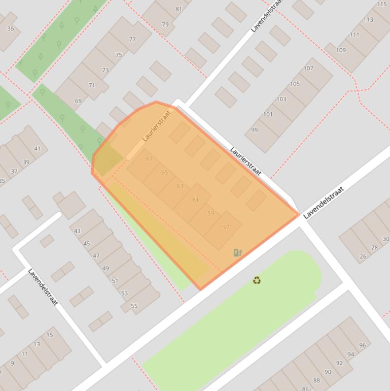 Kaart van postcodegebied 7322PC.