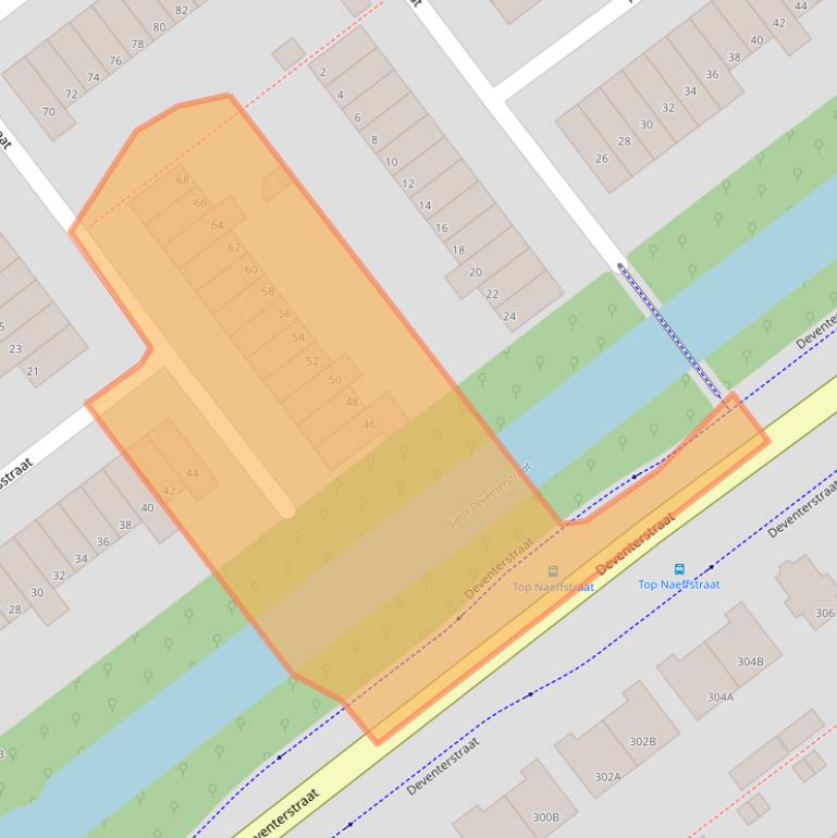 Kaart van postcodegebied 7322PR.