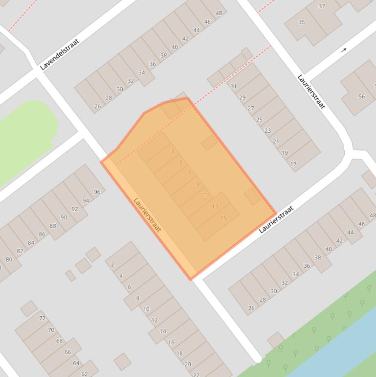 Kaart van postcodegebied 7322RA.