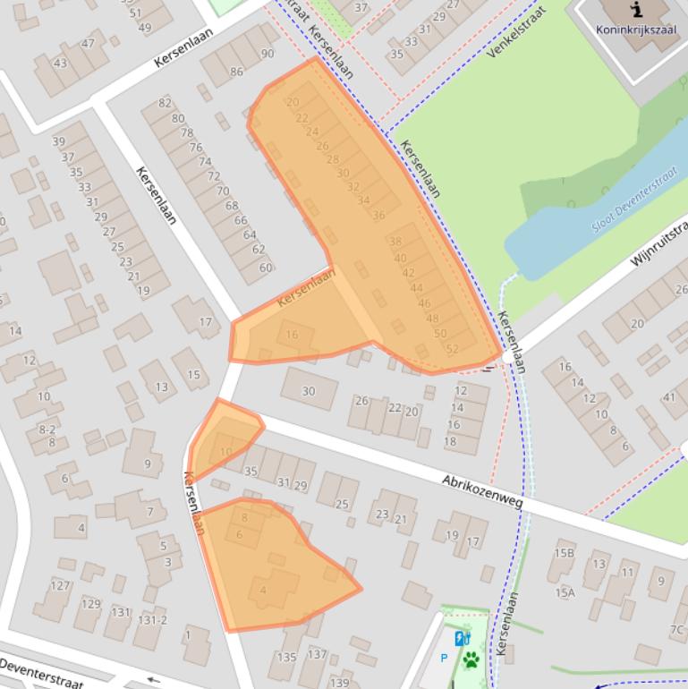 Kaart van postcodegebied 7322SE.