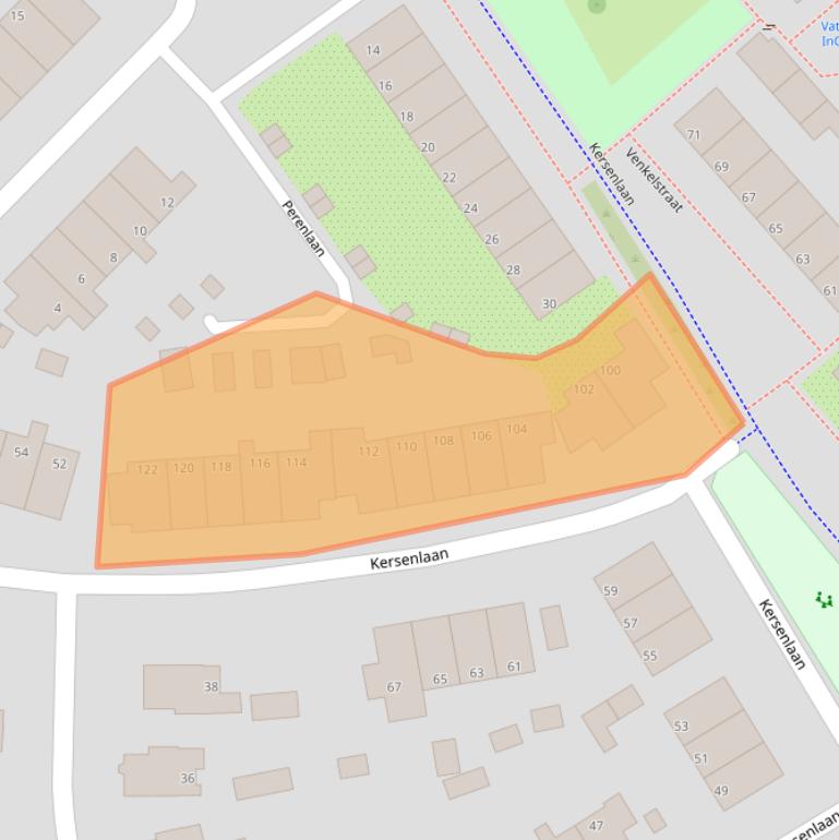Kaart van postcodegebied 7322SH.