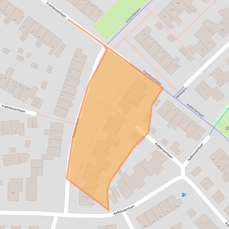 Kaart van postcodegebied 7322TG.