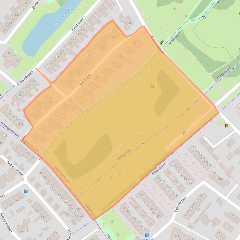 Kaart van postcodegebied 7322TM.