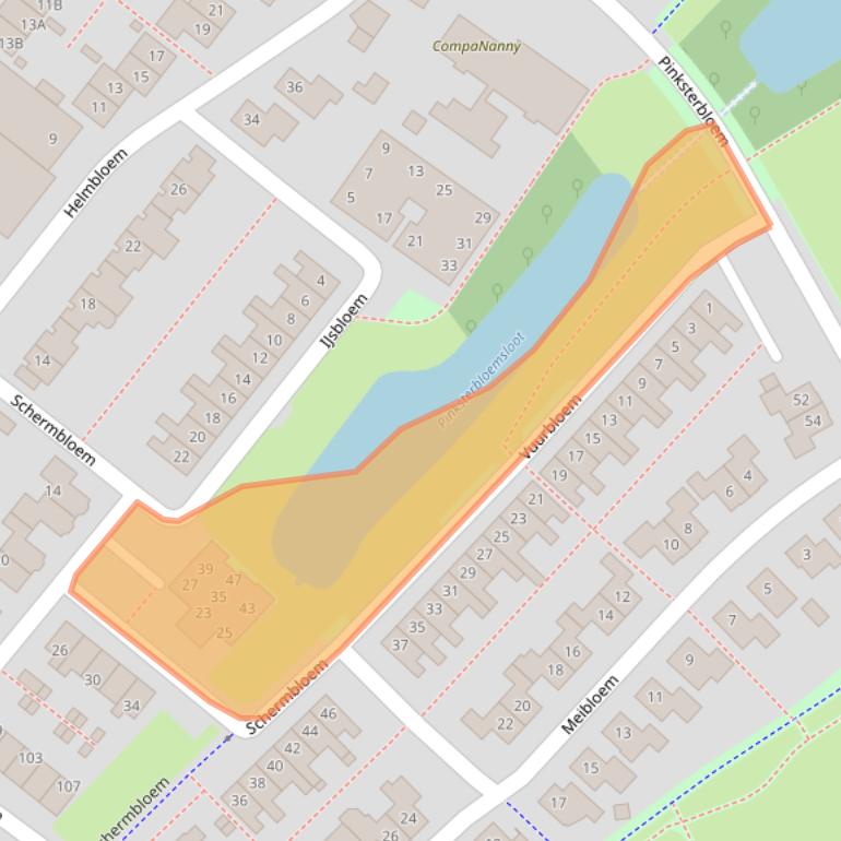 Kaart van postcodegebied 7322TN.