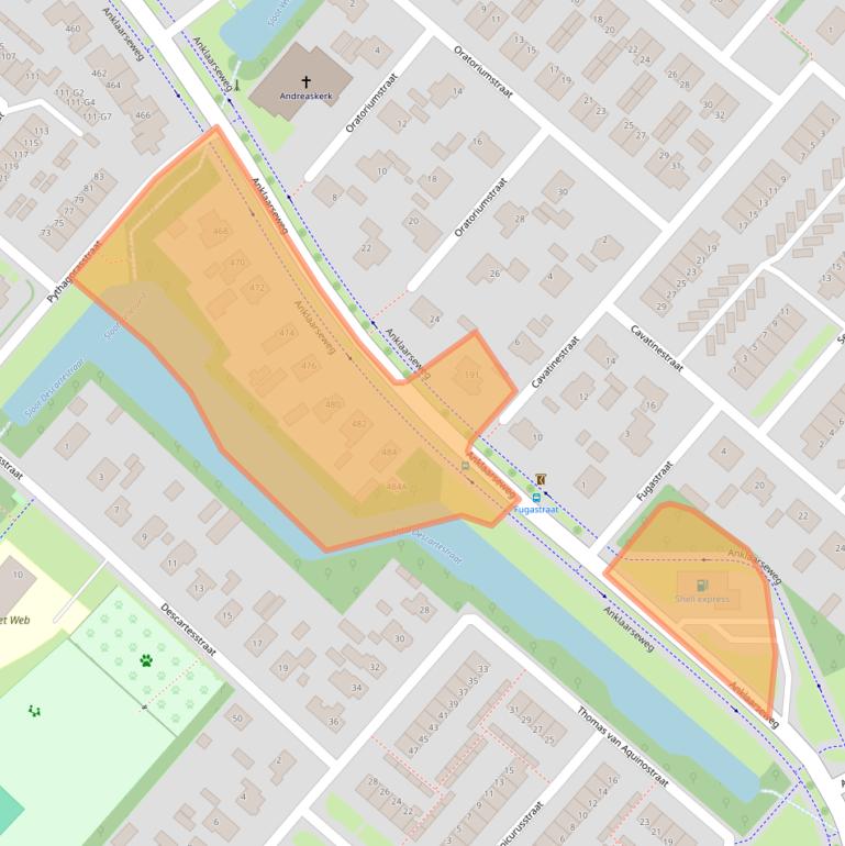 Kaart van postcodegebied 7323AH.