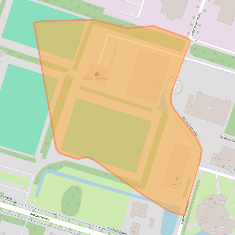 Kaart van postcodegebied 7323AK.