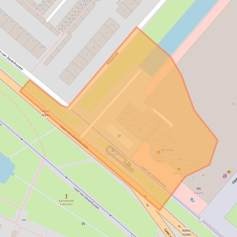 Kaart van postcodegebied 7323AV.