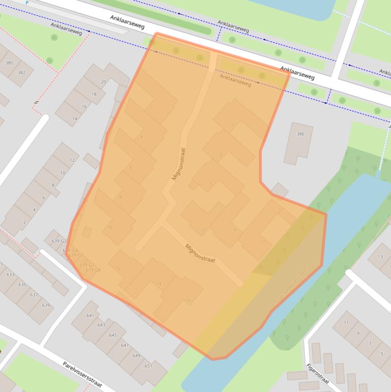 Kaart van postcodegebied 7323AX.
