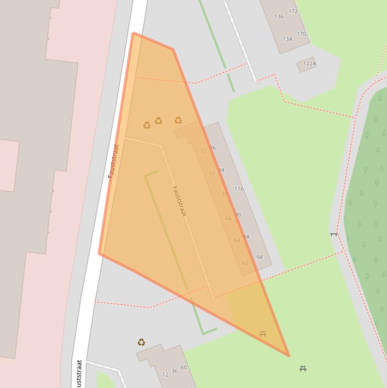 Kaart van postcodegebied 7323BC.