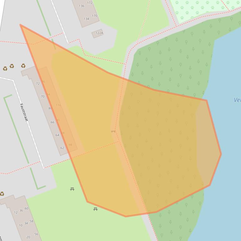 Kaart van postcodegebied 7323BD.