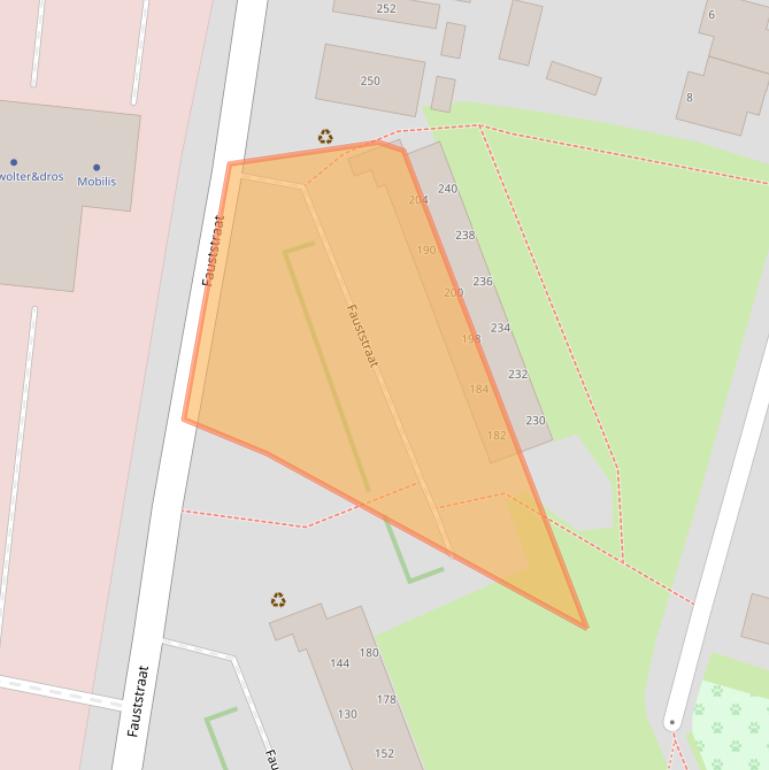 Kaart van postcodegebied 7323BH.