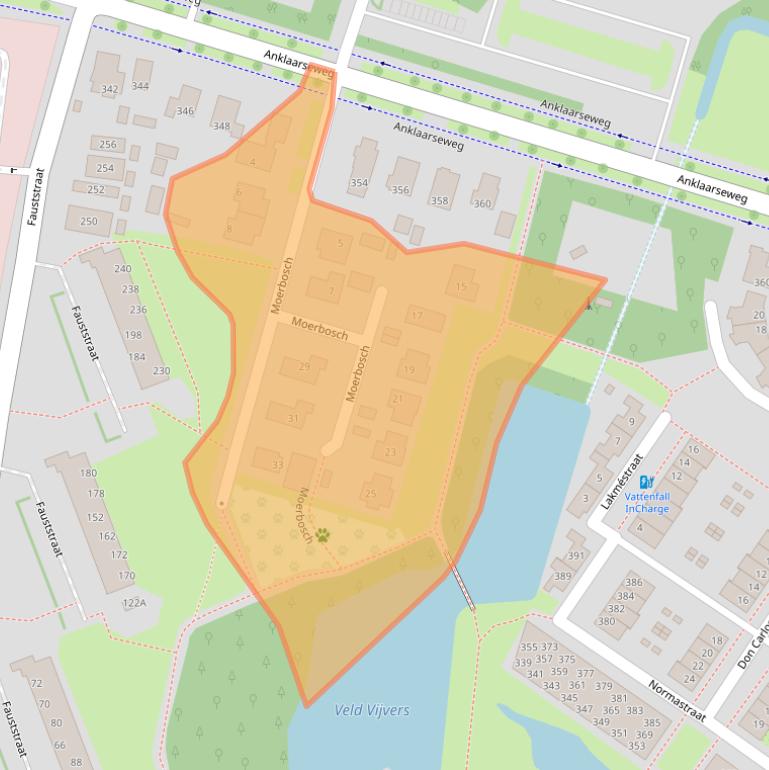 Kaart van postcodegebied 7323BZ.