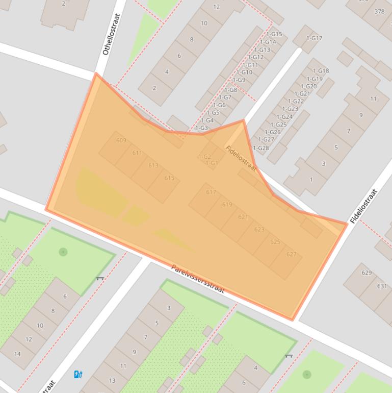 Kaart van postcodegebied 7323CP.