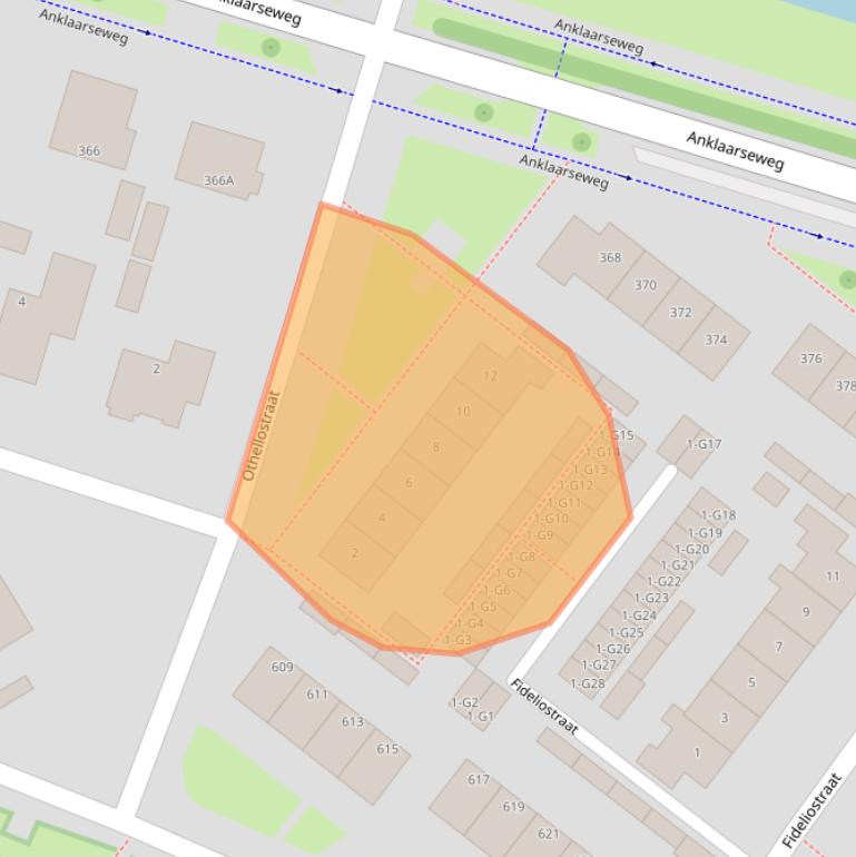 Kaart van postcodegebied 7323CW.