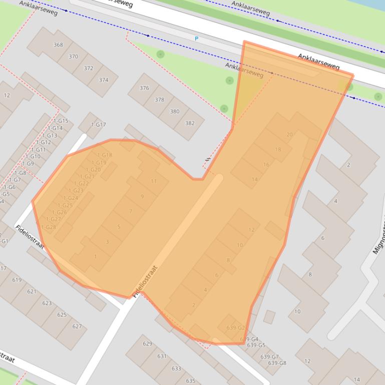 Kaart van postcodegebied 7323CX.