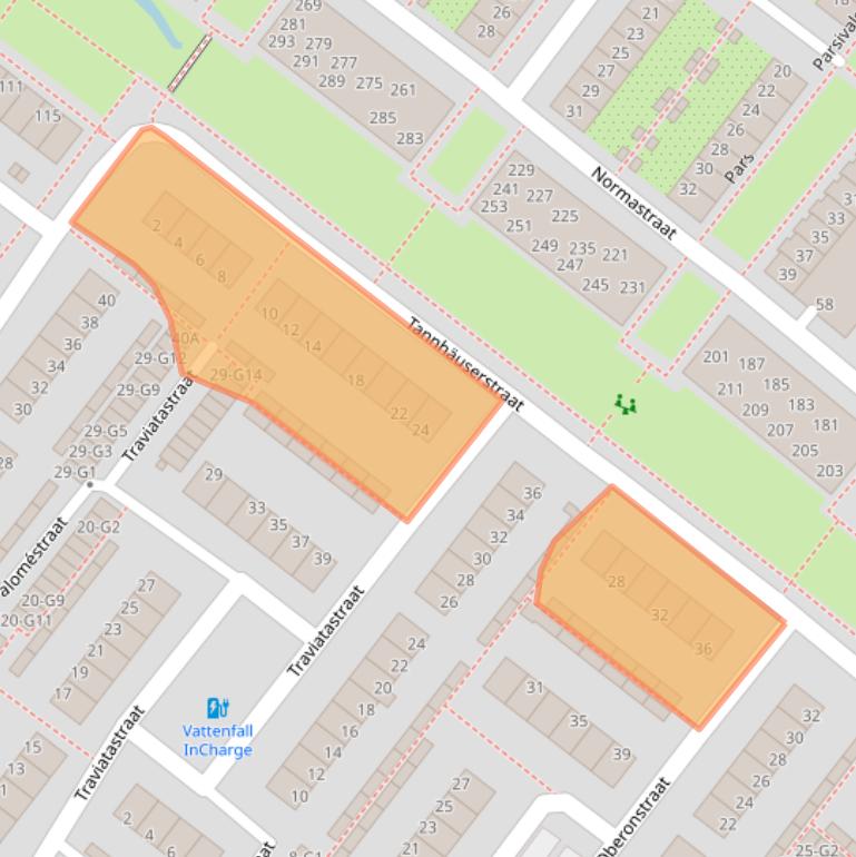 Kaart van postcodegebied 7323DX.