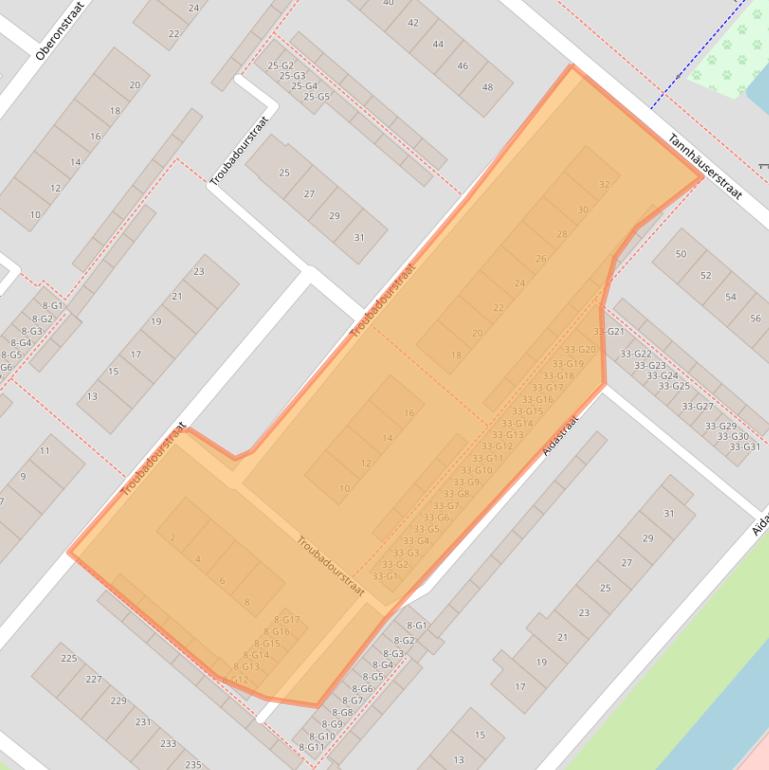 Kaart van postcodegebied 7323EG.