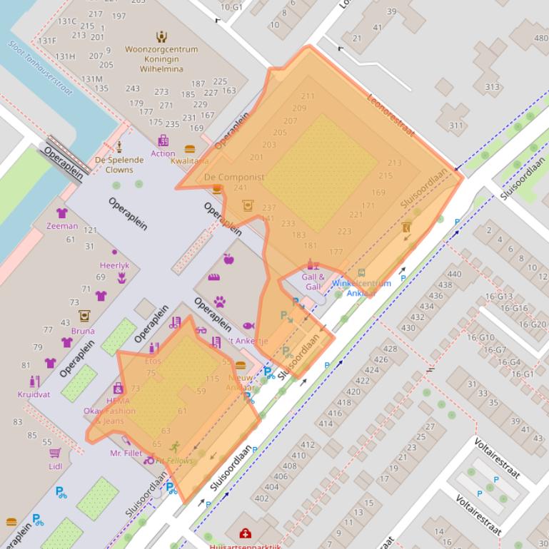 Kaart van postcodegebied 7323EK.