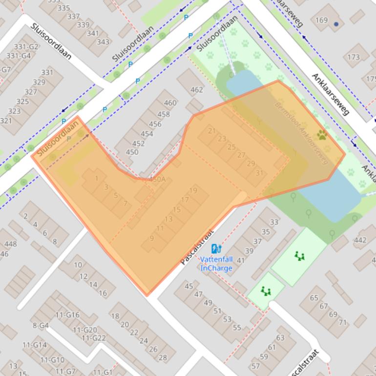 Kaart van postcodegebied 7323ES.