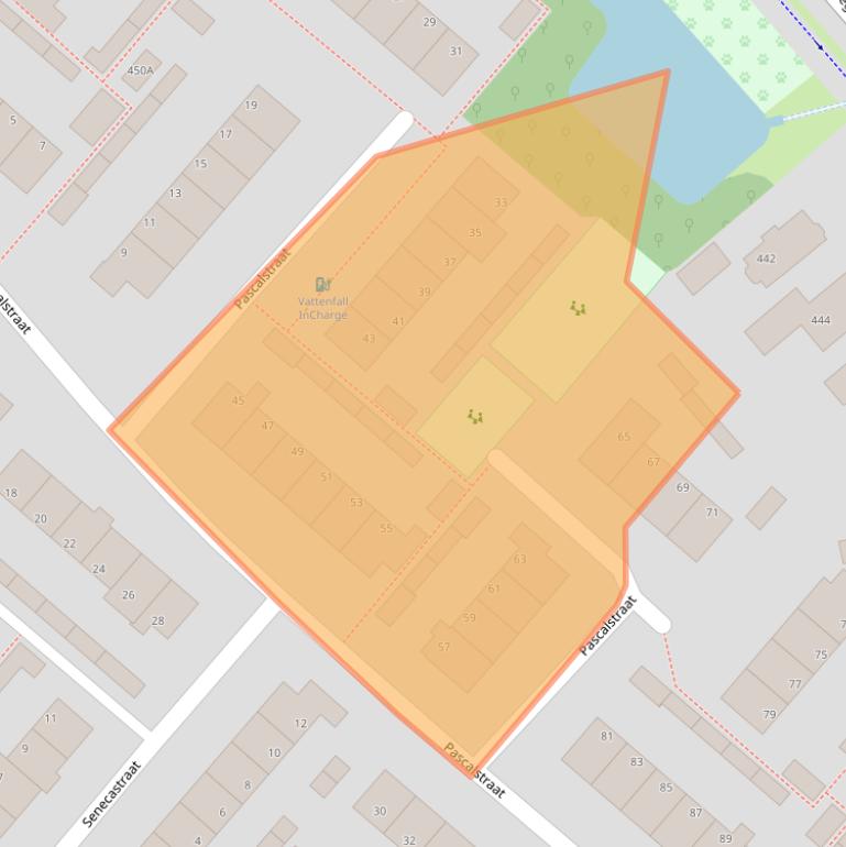 Kaart van postcodegebied 7323ET.