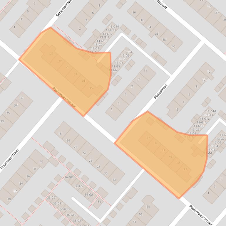 Kaart van postcodegebied 7323GE.