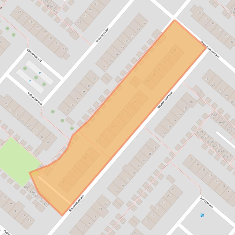 Kaart van postcodegebied 7323GN.