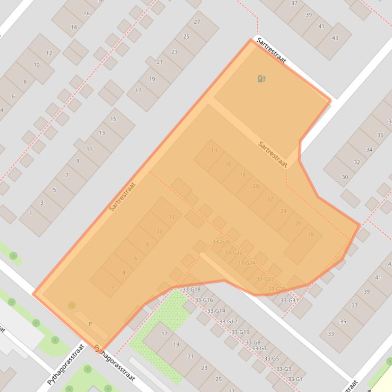 Kaart van postcodegebied 7323GT.