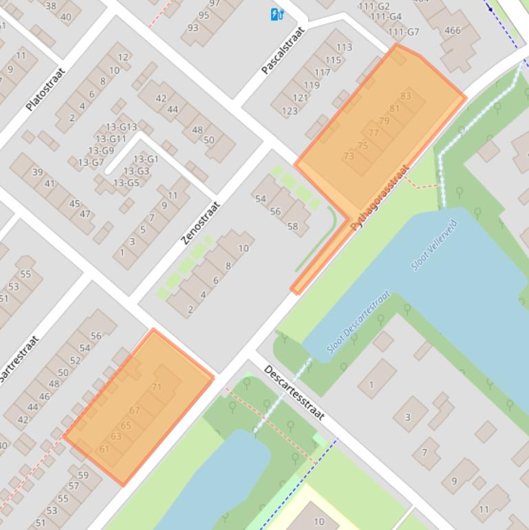 Kaart van postcodegebied 7323HD.