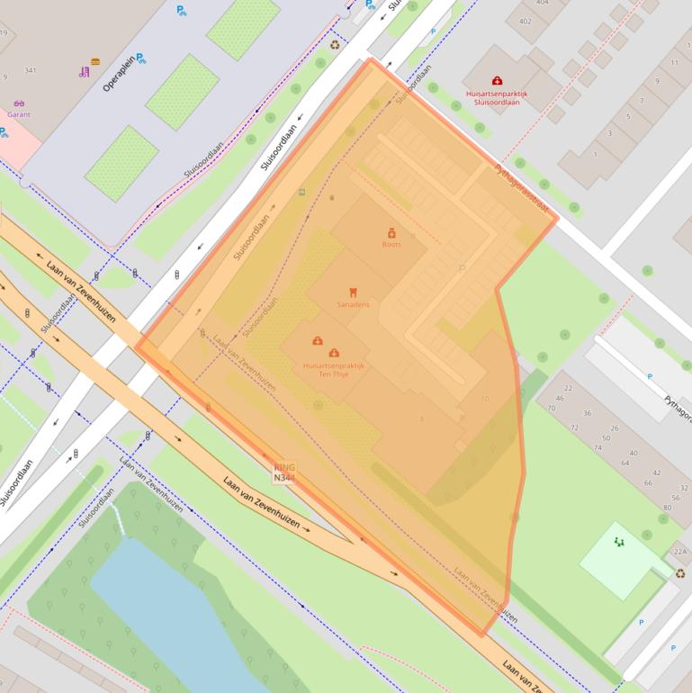 Kaart van postcodegebied 7323HE.