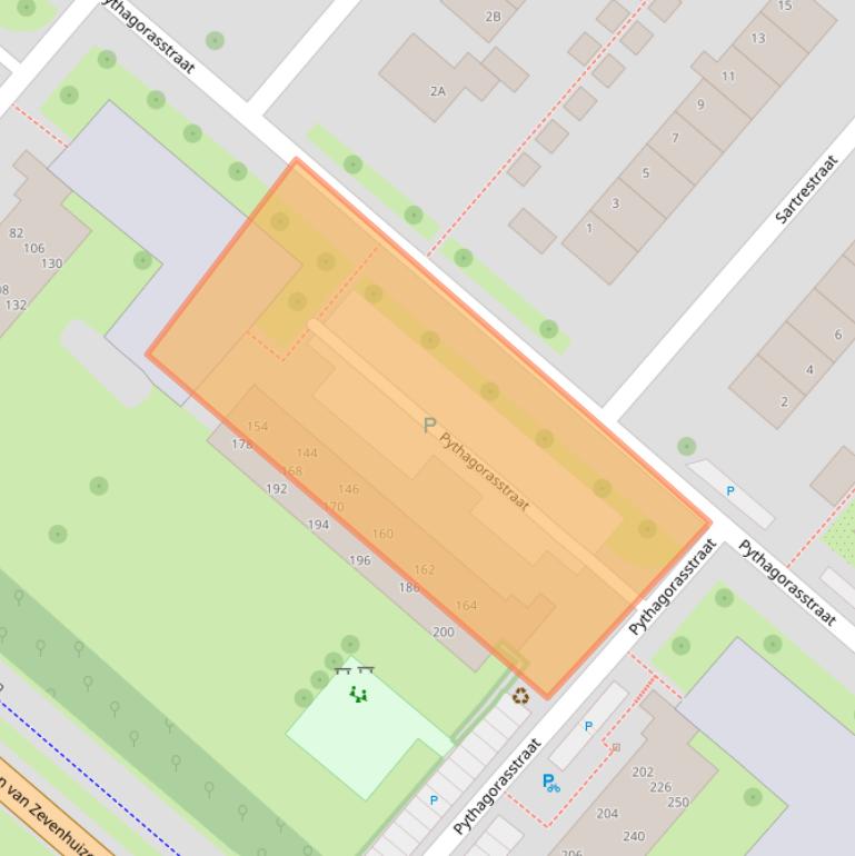 Kaart van postcodegebied 7323HL.