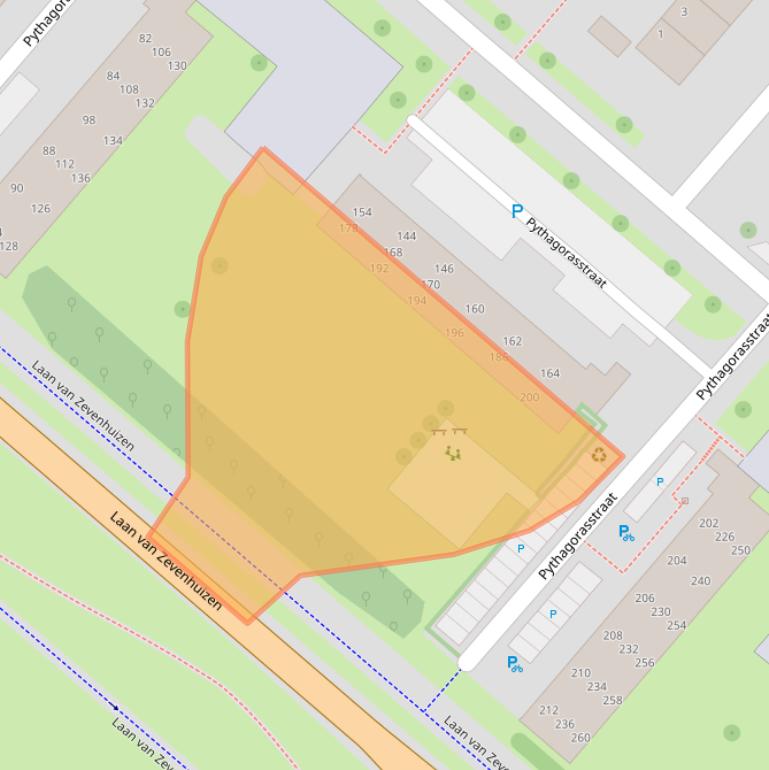 Kaart van postcodegebied 7323HM.